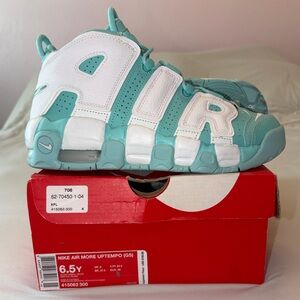 Nike Uptempo Island Green White 6.5Y